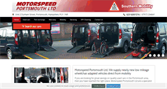 Desktop Screenshot of motorspeedportsmouth.co.uk